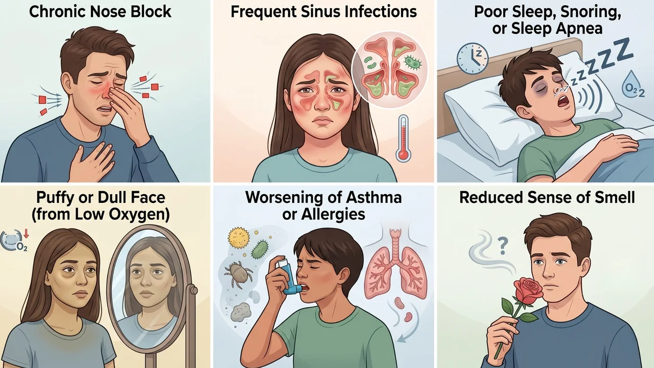 What Causes a Deviated Nasal Septum (DNS)?
